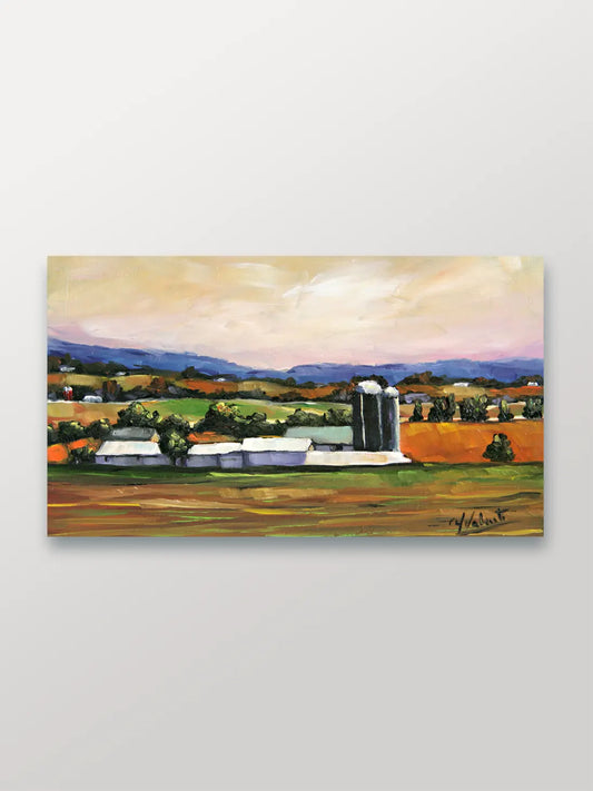 Midwest Farms - A Painting a Day - Manuela Valenti Studio & Gallery